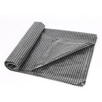 Werbeartikel Sun Protection Tarps Black and White Grid Pe Plane